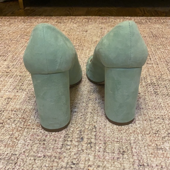J. Crew suede aqua pumps - 9.5 - Picture 2 of 7